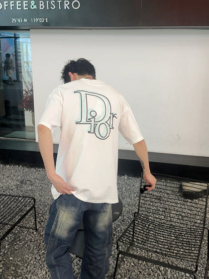 T-shirt Dior à logo classique (blanc)