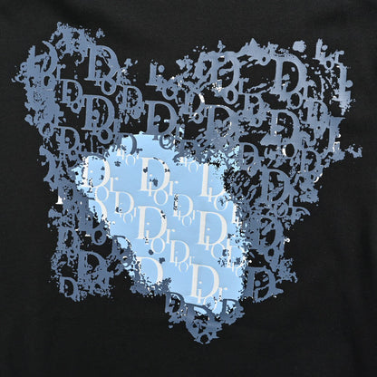 T-shirt Dior à motif monogramme (noir)