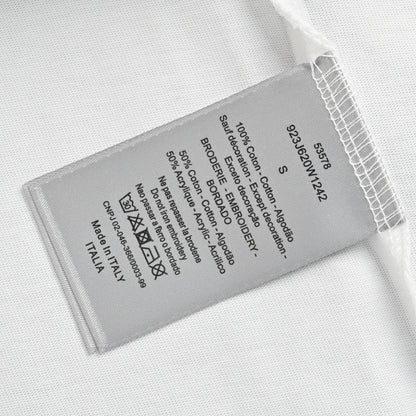 T-shirt Dior à motif monogramme (blanc)
