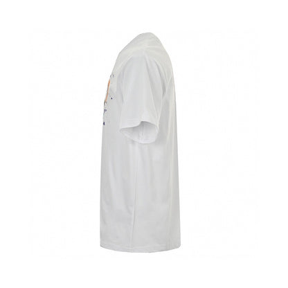 T-shirt blanc Dior à logo multicolore