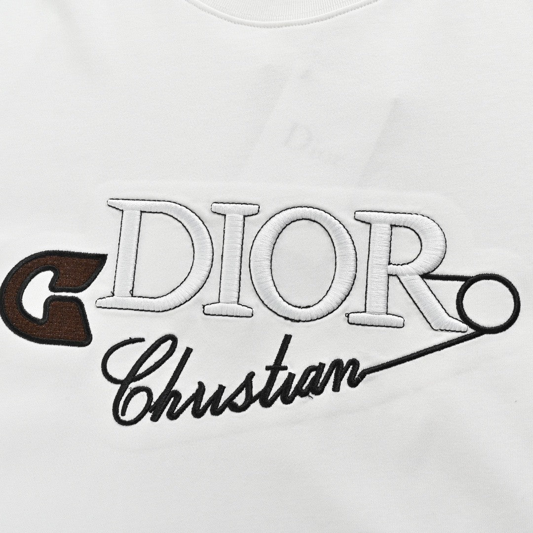 T-shirt à logo épingle de sûreté Dior