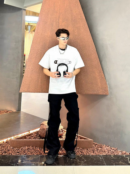 T-shirt à logo épingle de sûreté Dior