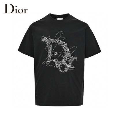 T-shirt Dior à motif griffonné