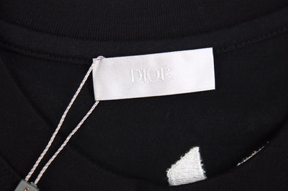 T-shirt Dior à logo script (noir)
