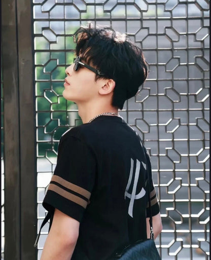 T-shirt Dior à logo script (noir)