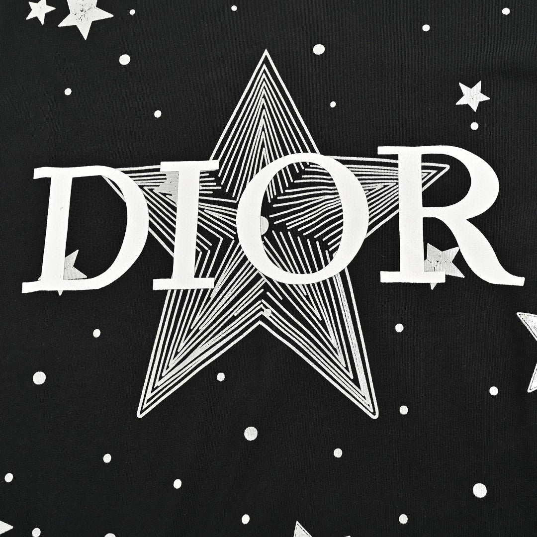 T-shirt noir Dior Star Graphic