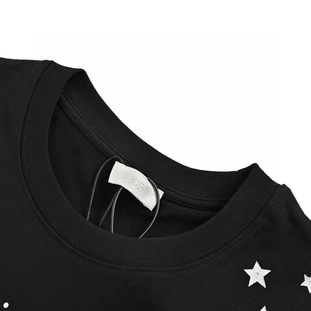 T-shirt noir Dior Star Graphic