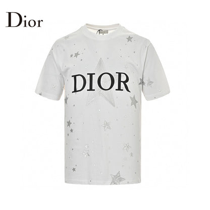 T-shirt blanc Dior Star Graphic