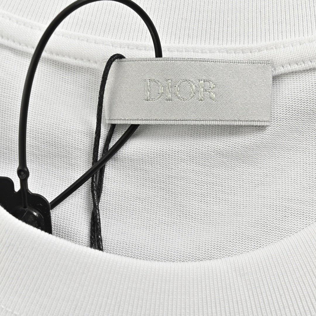 T-shirt blanc Dior Star Graphic