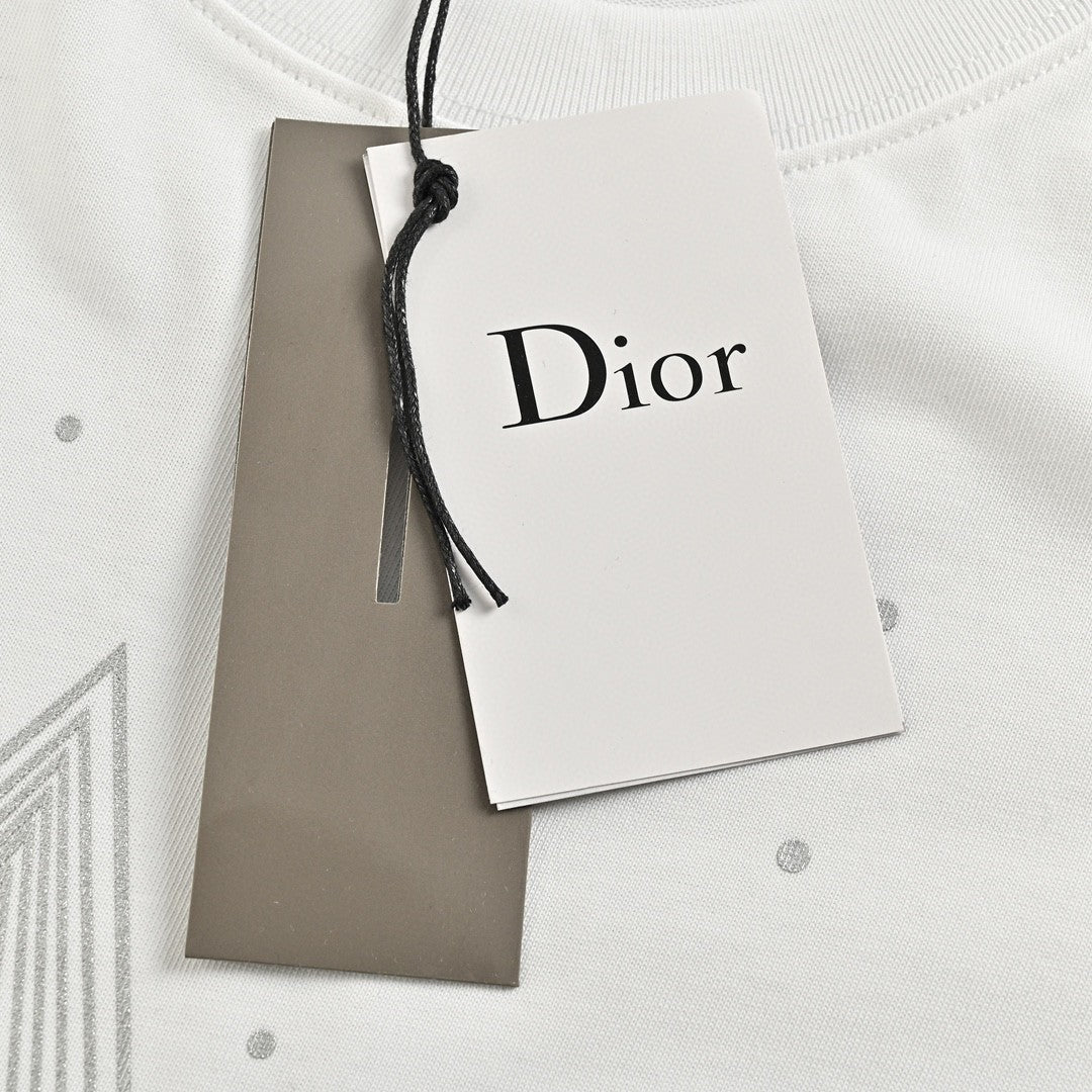 T-shirt blanc Dior Star Graphic