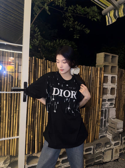 T-shirt Dior Ciel étoilé noir