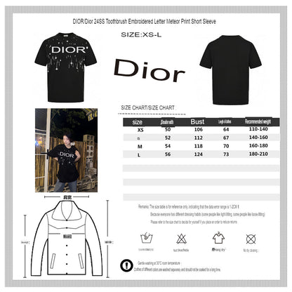 T-shirt Dior Ciel étoilé noir