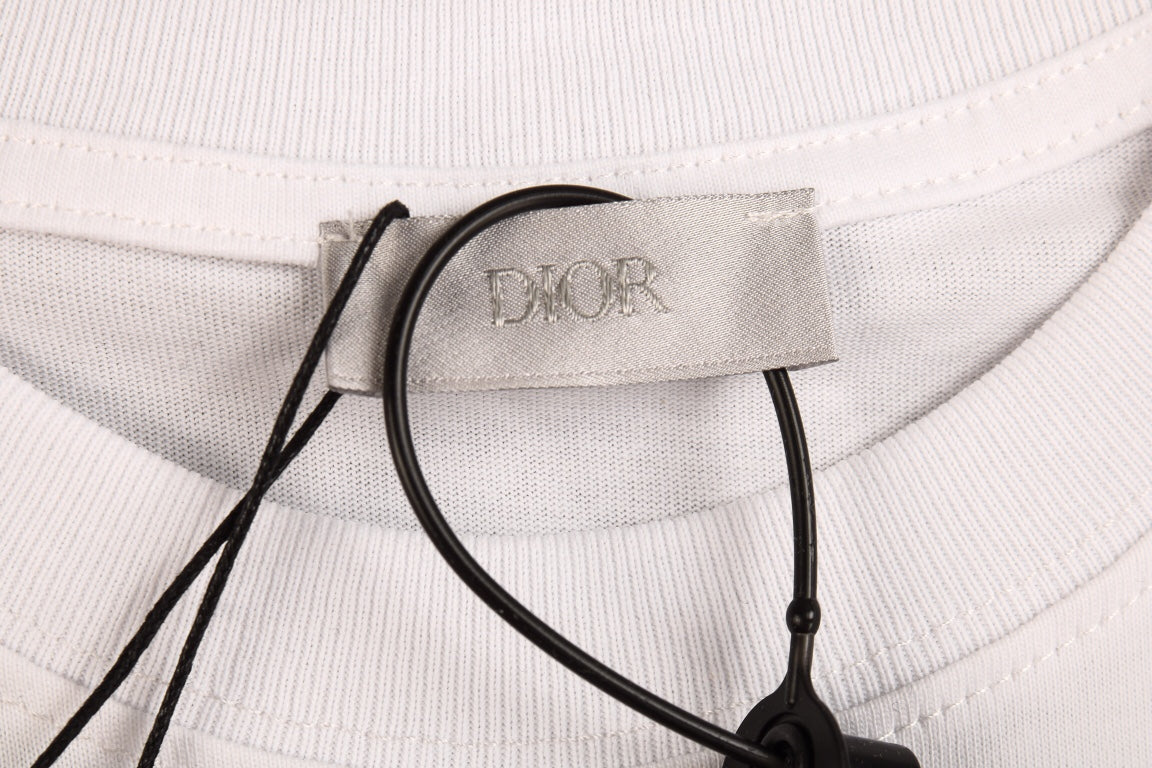T-shirt Dior avec logo CD floral