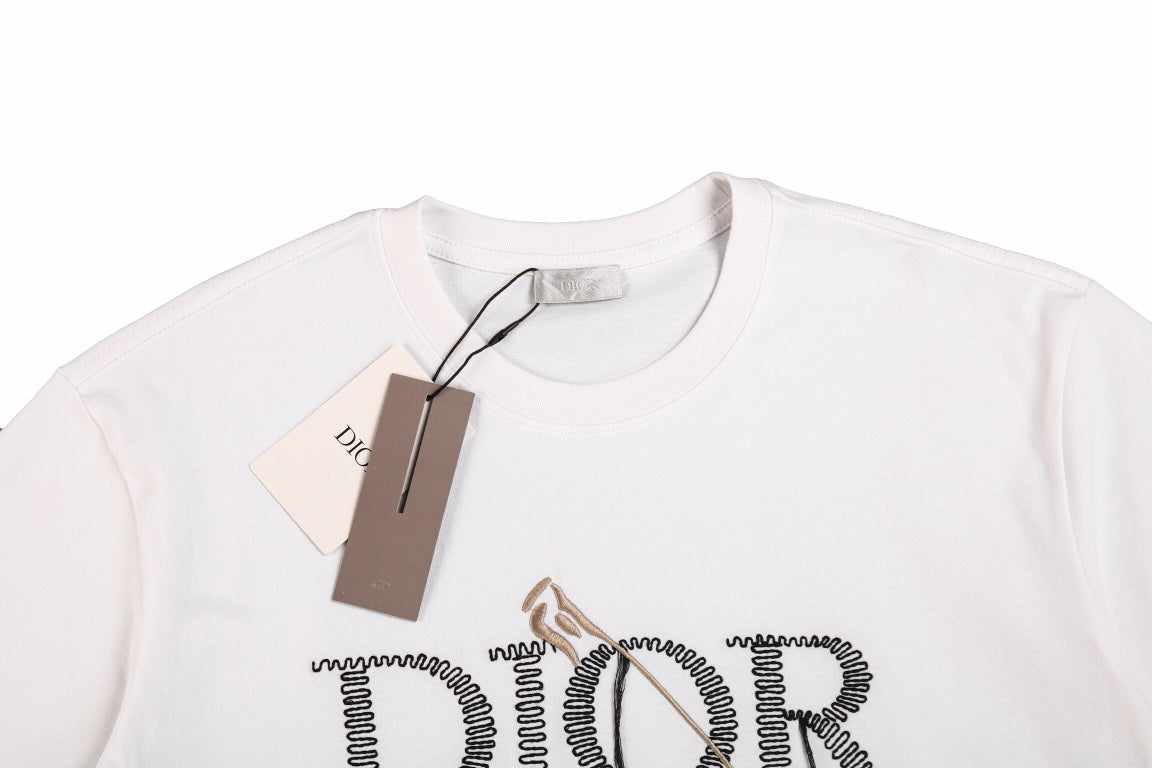 T-shirt Dior avec outils et logo