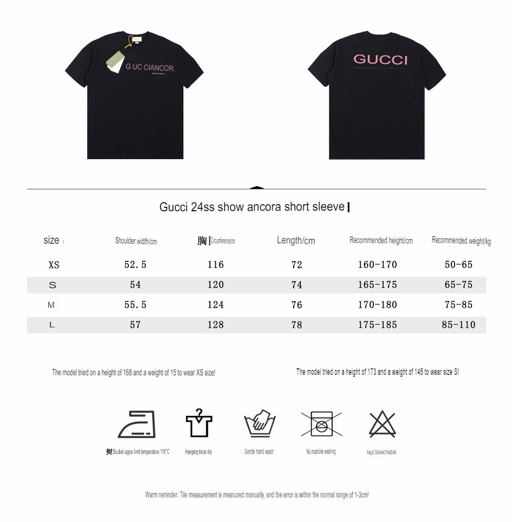 T-shirt Gucci ANCOR (noir)