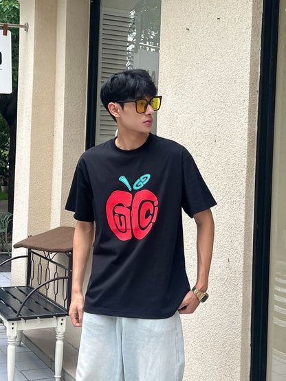 T-shirt Gucci à logo Apple (noir)