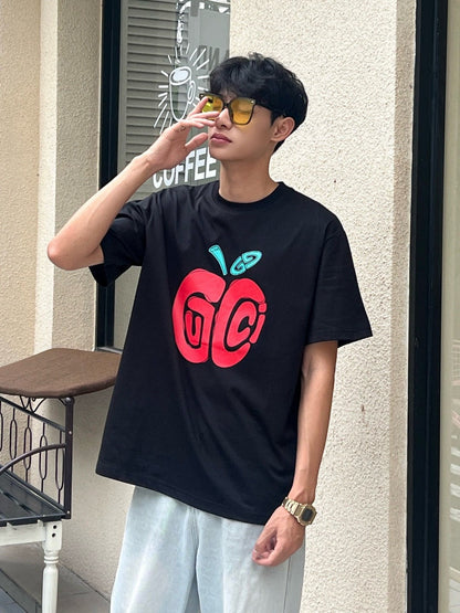 T-shirt Gucci à logo Apple (noir)