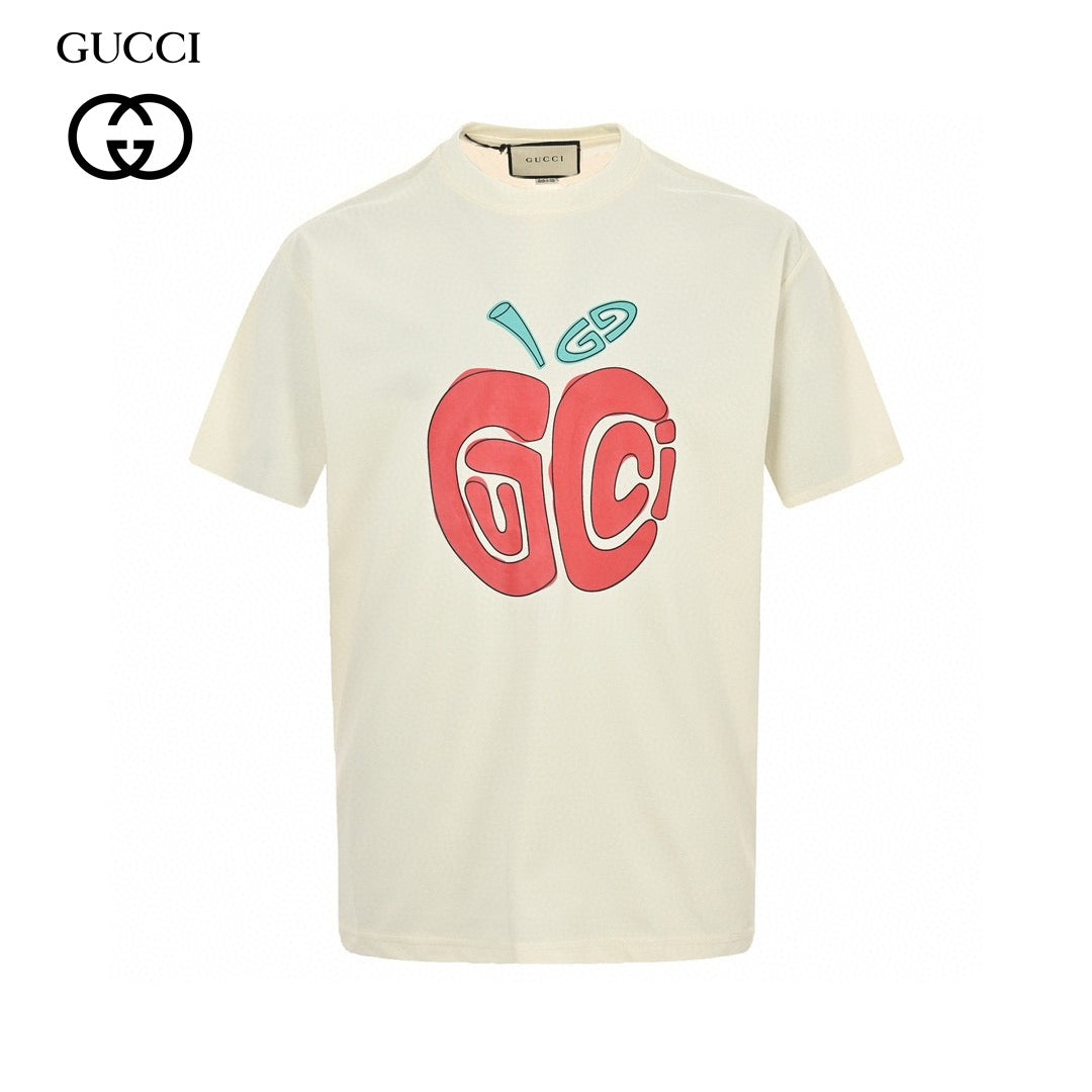 T-shirt Gucci à logo Apple (blanc)