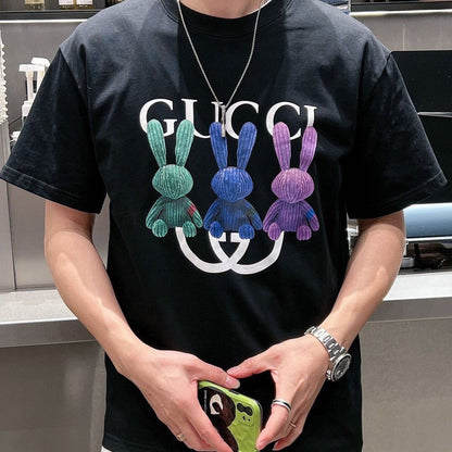 T-shirt Gucci Bunny Trio (Noir)