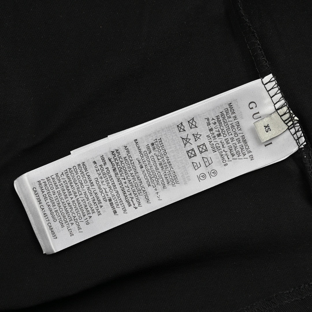 T-shirt Gucci à motif dessin animé (noir)