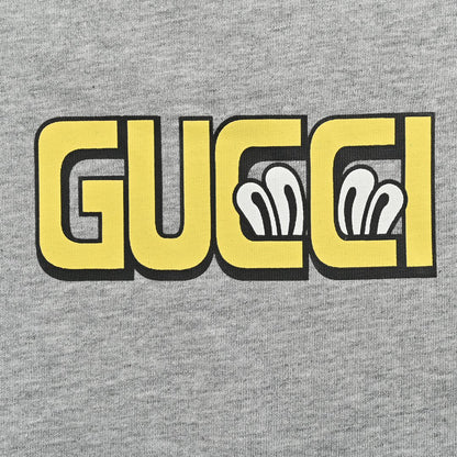 T-shirt Gucci à motif dessin animé (gris)