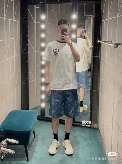 T-shirt Gucci à logo cerise