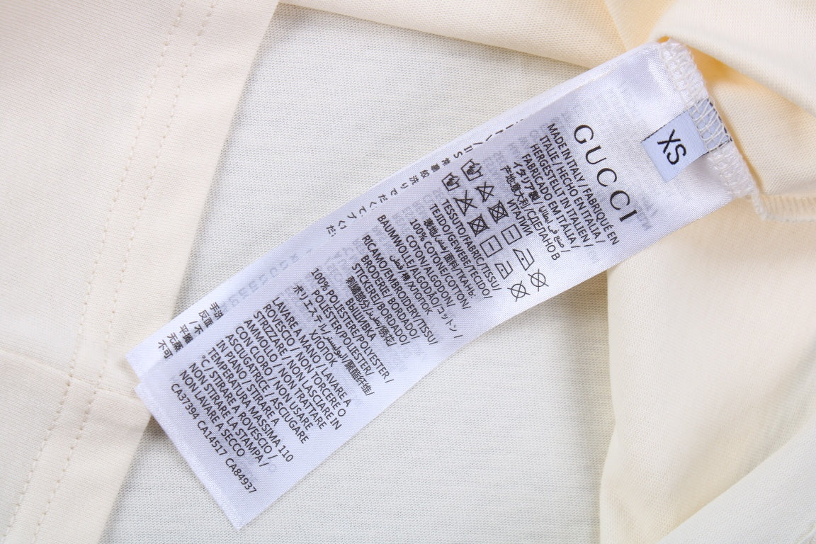 T-shirt Gucci Cities à lettres capitales - Blanc