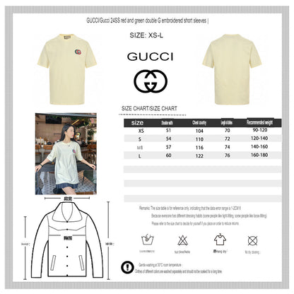 T-shirt crème Gucci à motif GG entrelacé