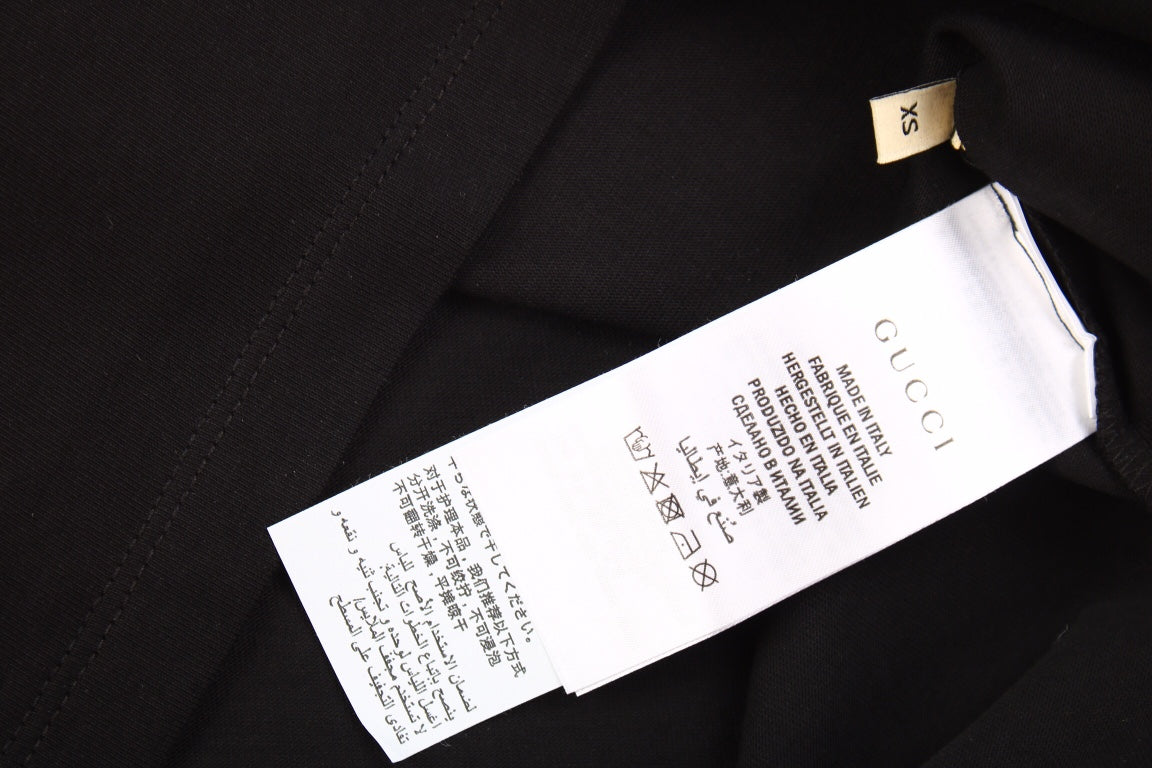 T-shirt Gucci à logo éclair noir