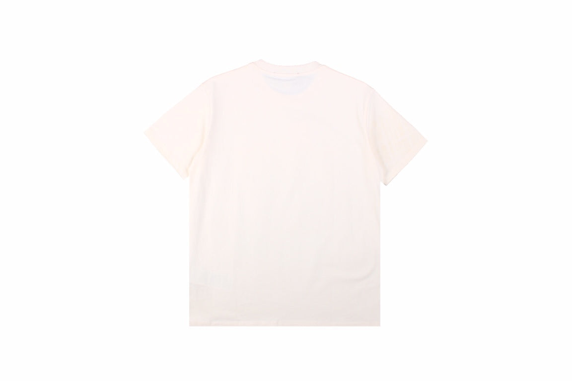 T-shirt Gucci à logo éclair couleur crème