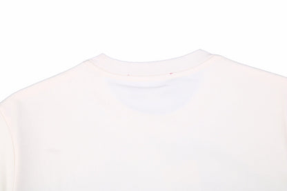 T-shirt Gucci à logo éclair couleur crème