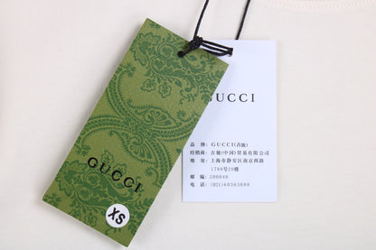 T-shirt Gucci à logo éclair (crème)