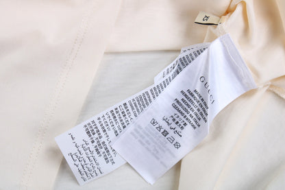 T-shirt Gucci à logo éclair (crème)