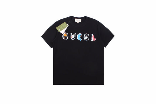 T-shirt Gucci Mushroom Cluster (Noir)