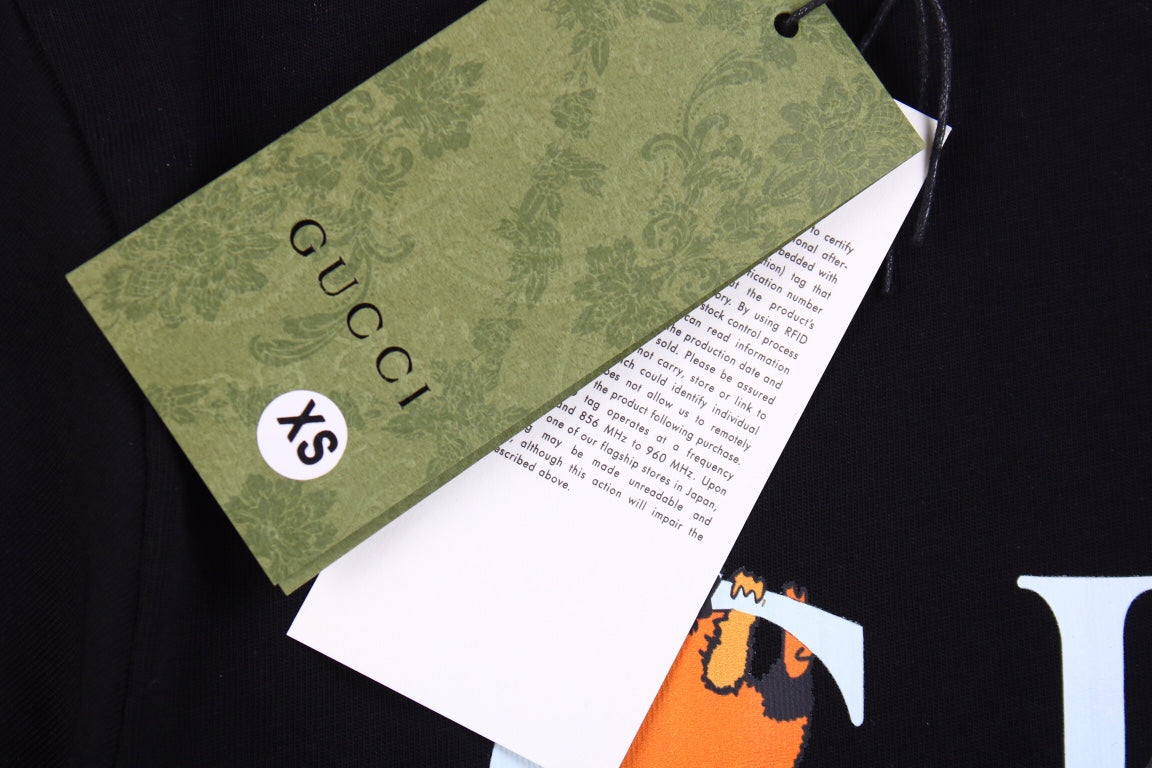 T-shirt Gucci Mushroom Cluster (Noir)