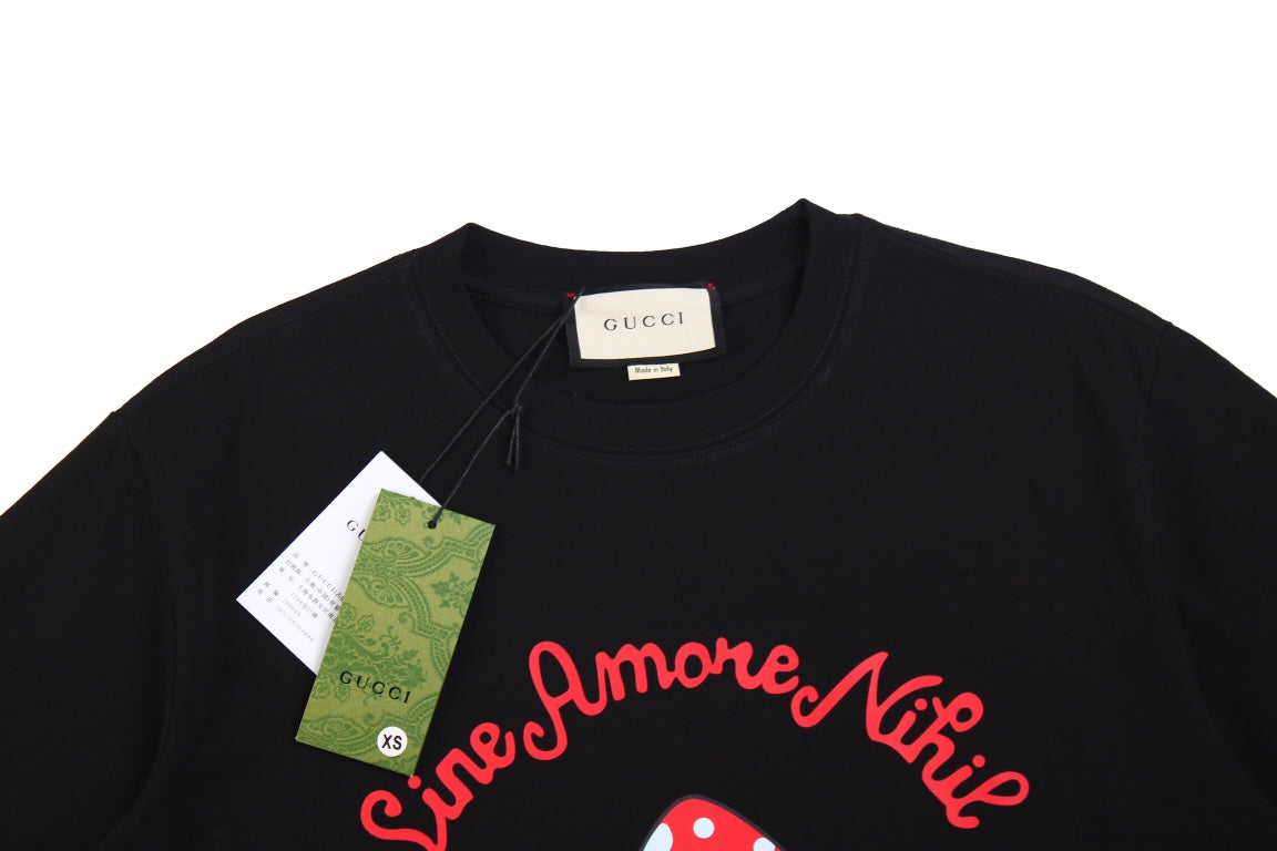 T-shirt graphique Gucci champignon