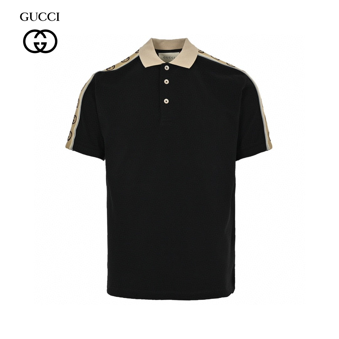 Polo Gucci avec bande logo