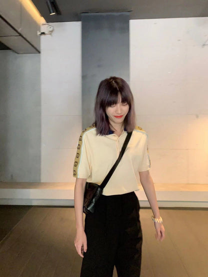 Polo Gucci avec bande logo