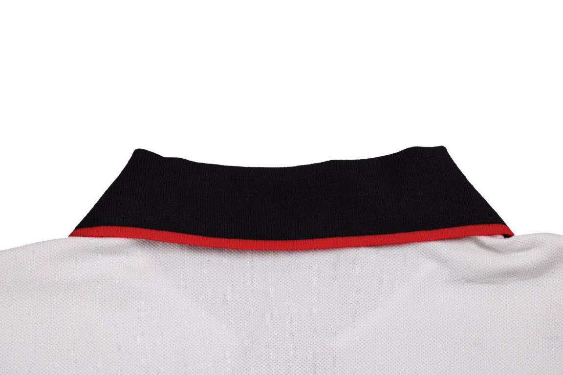 Polo Gucci à col Web (blanc)