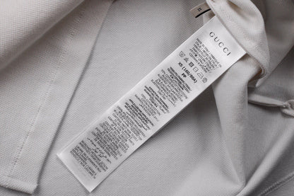 Polo Gucci à col Web (blanc)