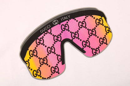 T-shirt graphique lunettes de soleil Gucci