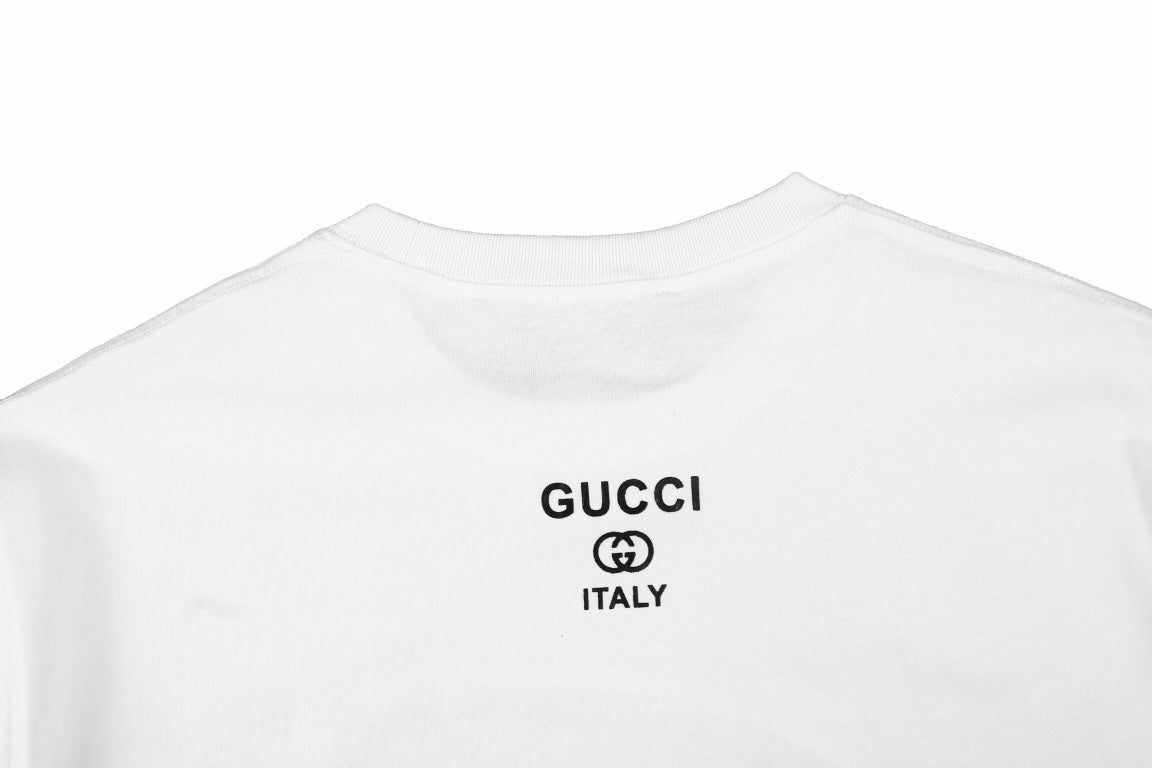 T-shirt graphique lunettes de soleil Gucci