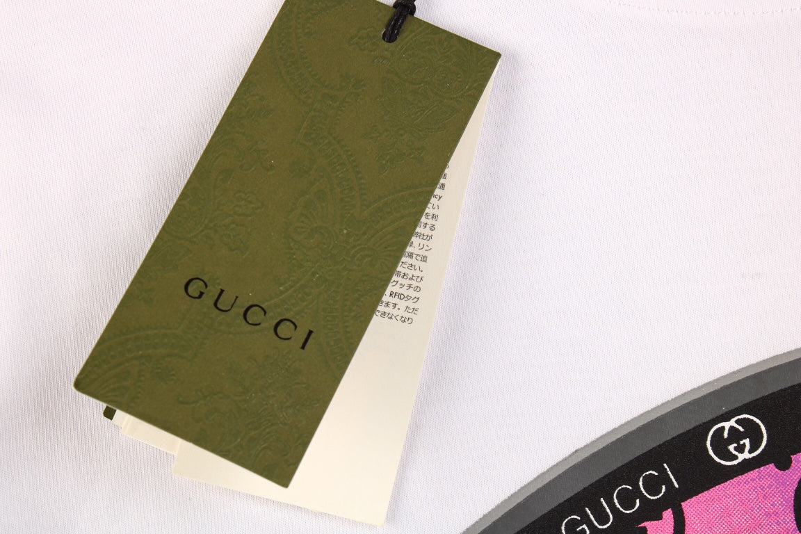 T-shirt graphique lunettes de soleil Gucci