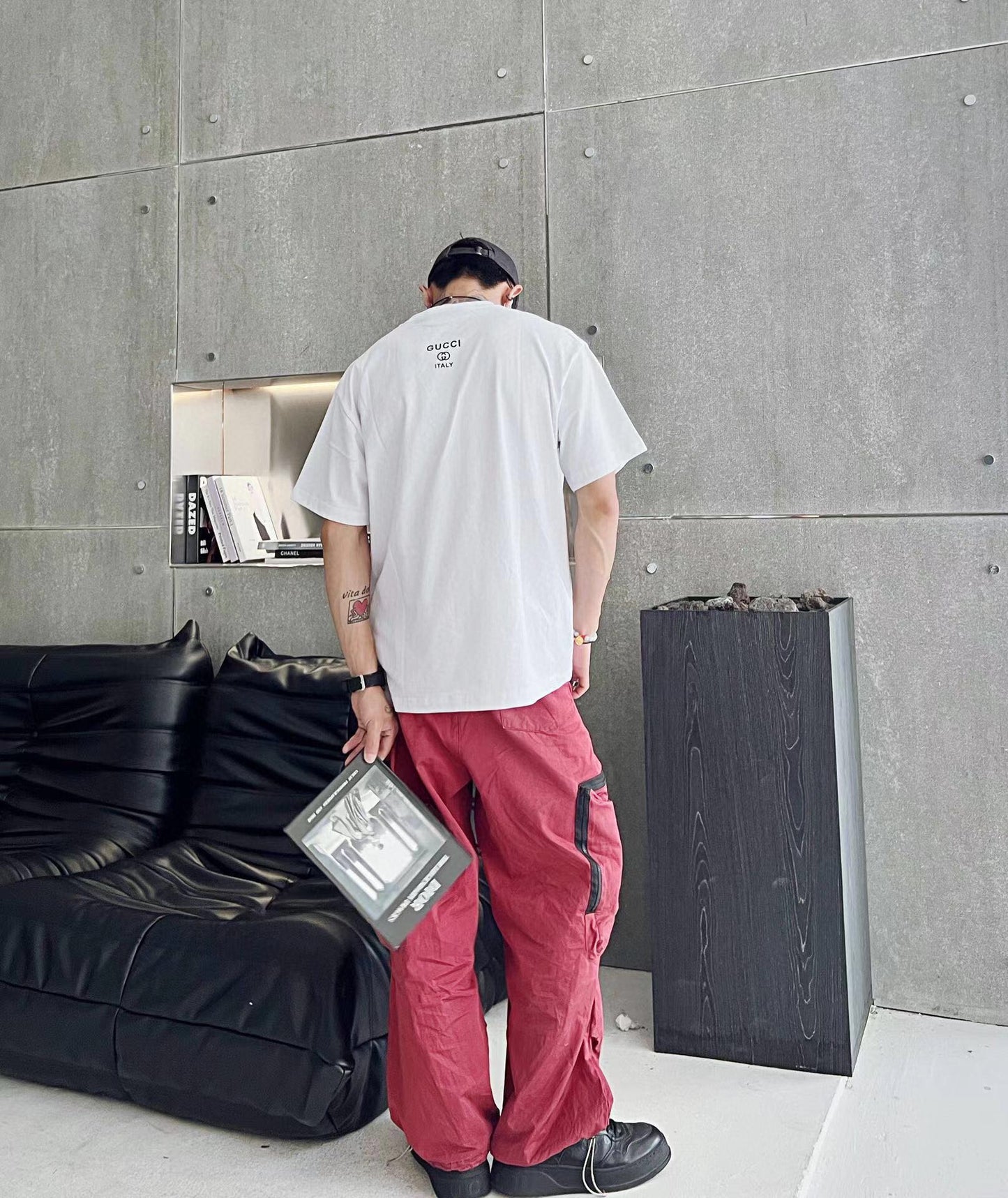 T-shirt graphique lunettes de soleil Gucci