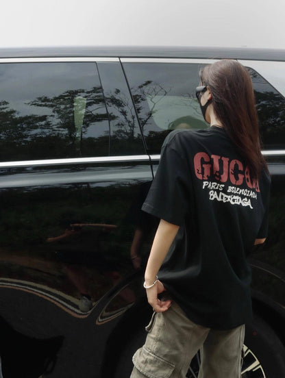 T-shirt Gucci Vintage Logo (Noir)