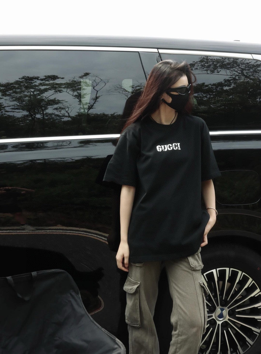 T-shirt Gucci Vintage Logo (Noir)