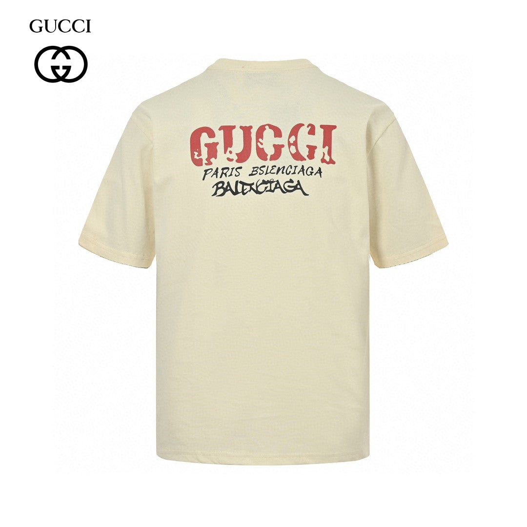 T-shirt Gucci Vintage Logo (Crème)