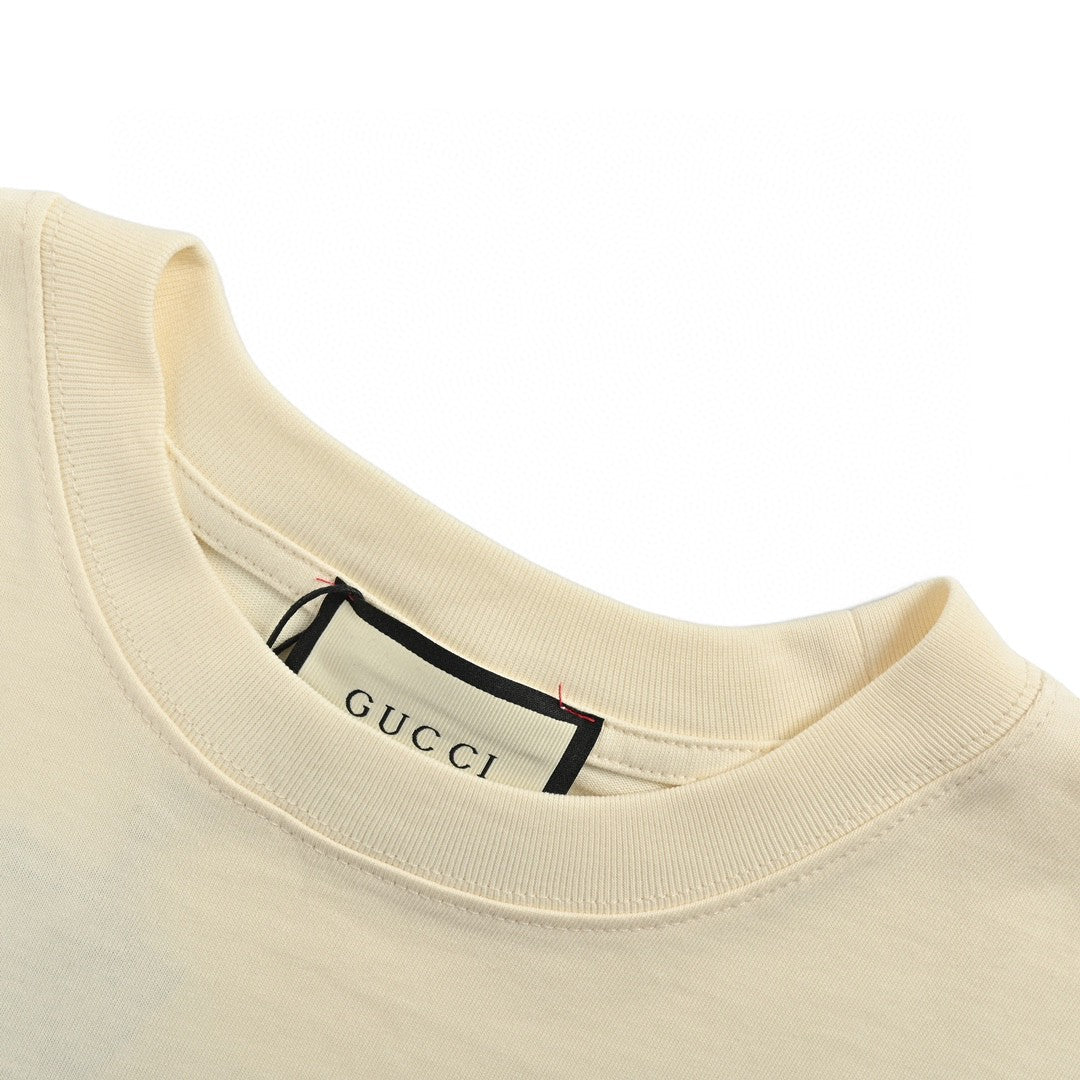T-shirt Gucci Vintage Logo (Crème)