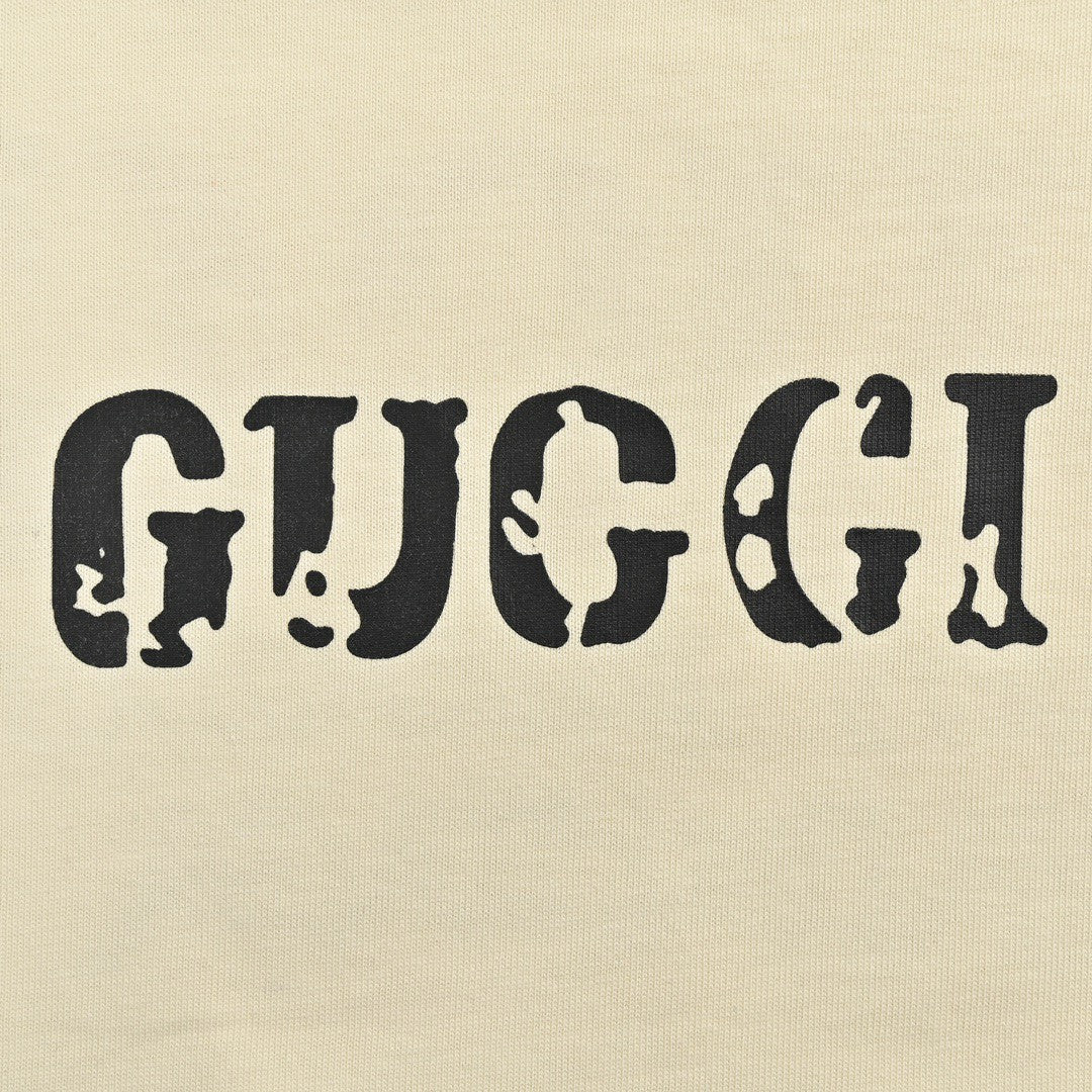 T-shirt Gucci Vintage Logo (Crème)