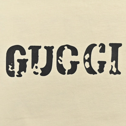 T-shirt Gucci Vintage Logo (Crème)